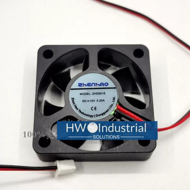 MODEL ZHD5015 12V 0.2A 5015 5CM Small Cooling Fan