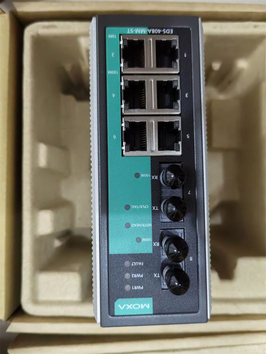 1PC ONE  MOXA EDS-408A-MM-ST Industrial Ethernet Switch