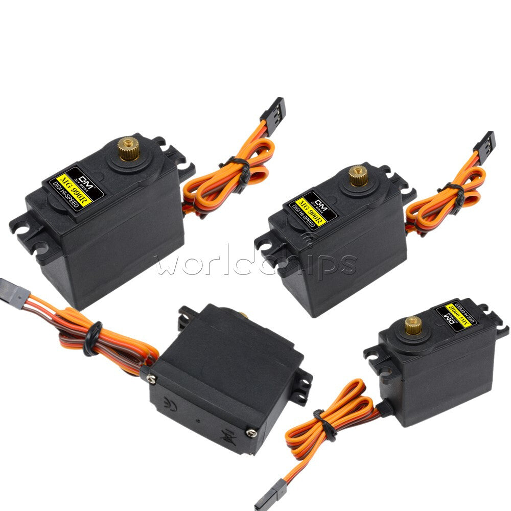4PCS MG996R Metal Gear Torque Digital Servo for RC Helicopter Car Robot