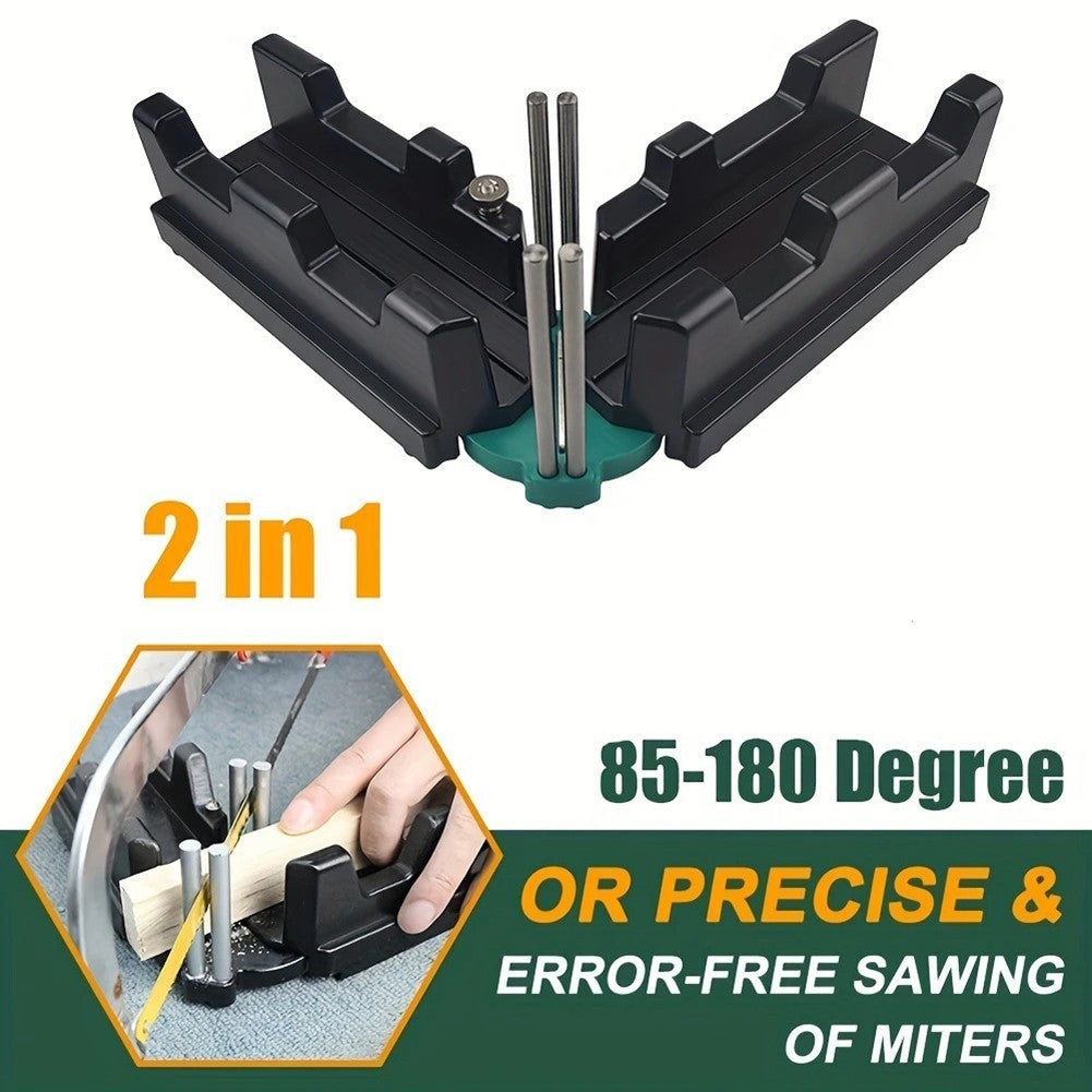 For Precision For Woodworking 2in1 Miter Box for Cutting and Engraving