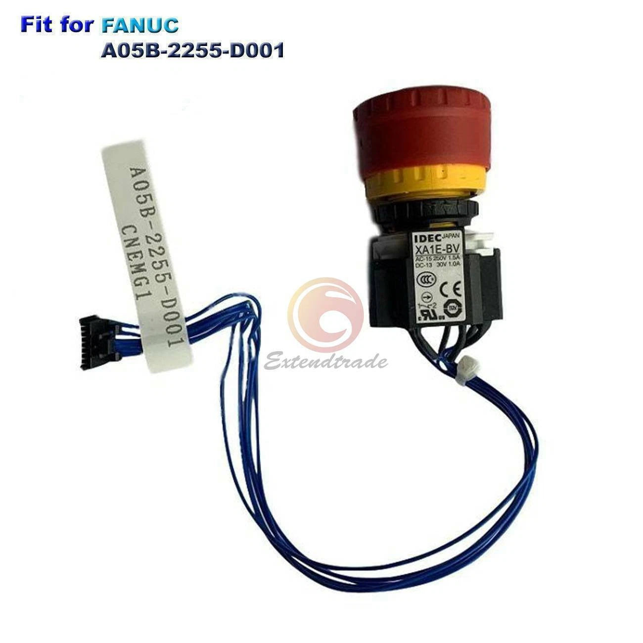 1pc for FANUC A05B-2255-D001 Teach Pendant E-Stop Button Emergency Stop Switch
