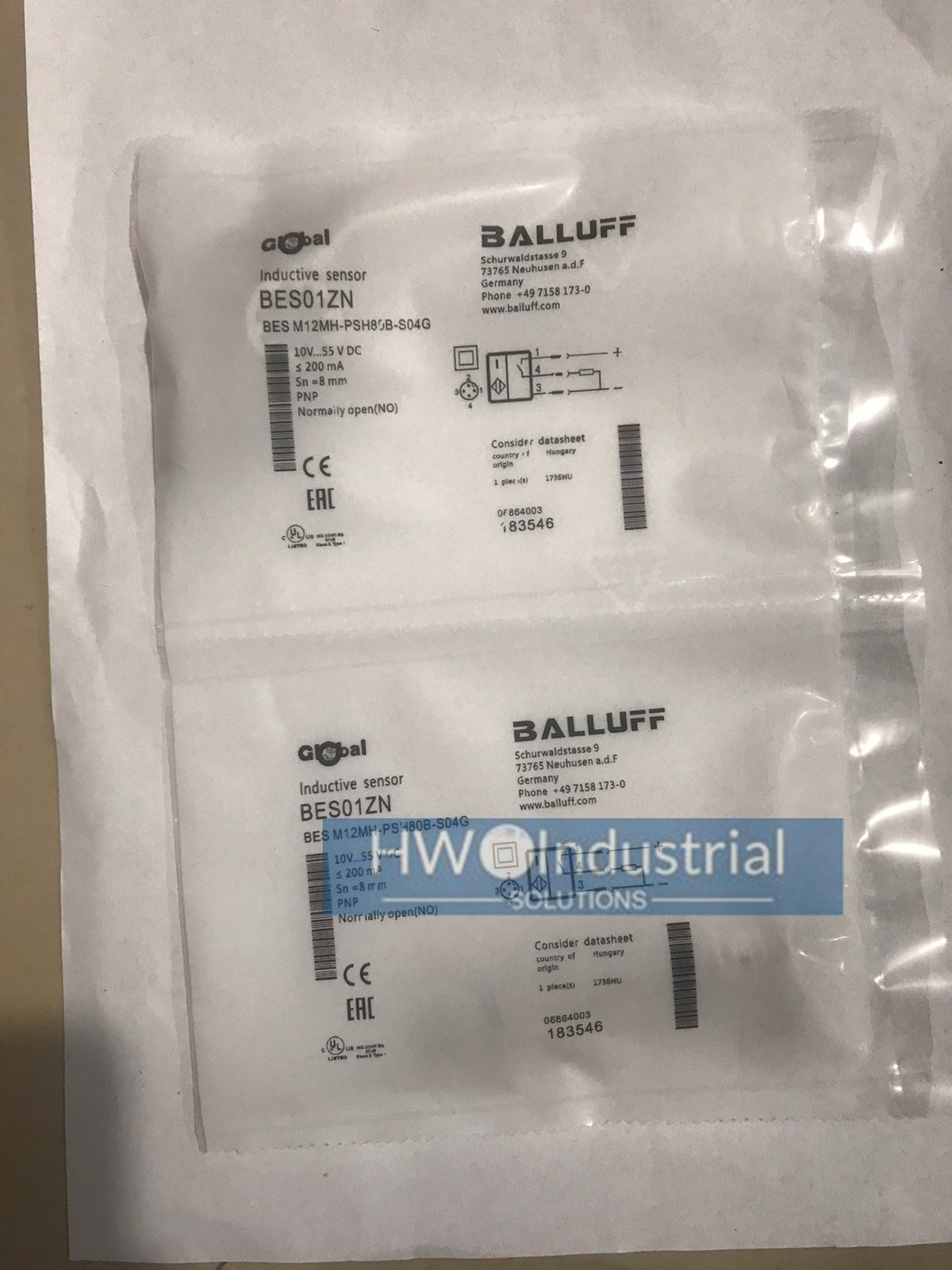 1PC For BALLUFF Inductive Sensor Proximity Switch BES M12MH-PSC40B-S04G