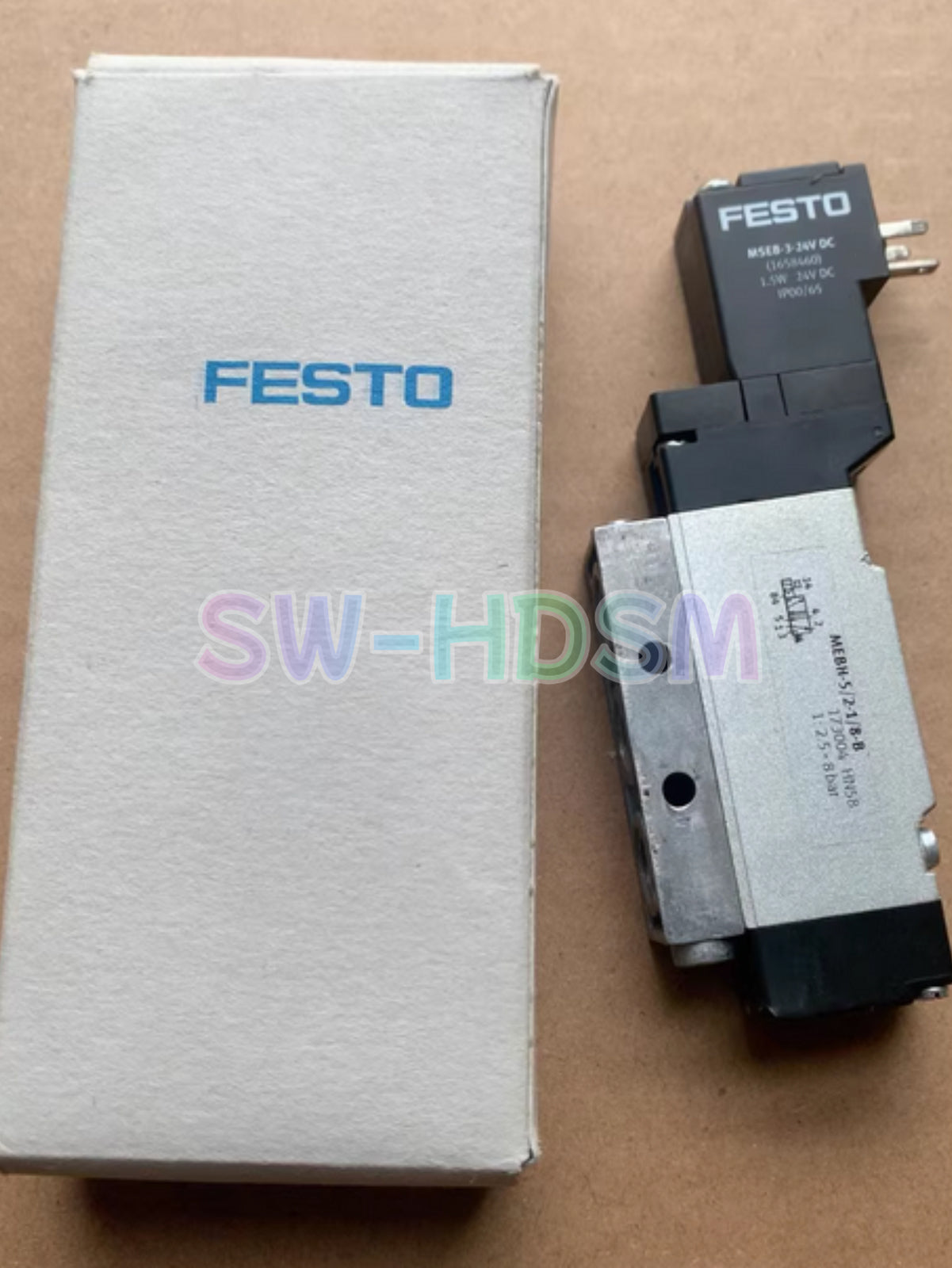 1PC  FESTO MEBH-5/2-1/8-B 173004 Solenoid Valve Free Shipping