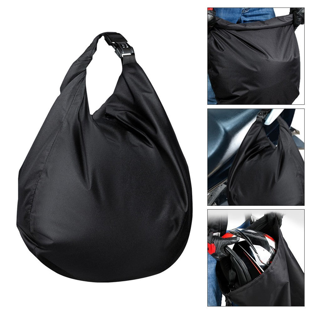 Sleek Design Waterproof Motorcycle Helmet Backpack with Locking System