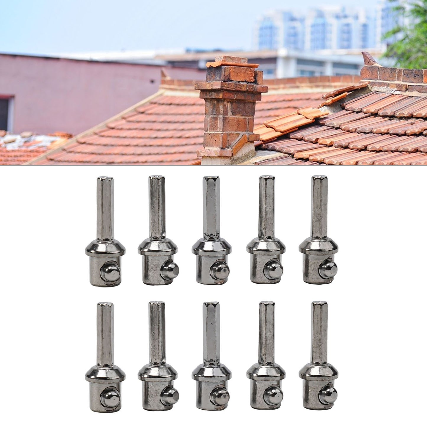 Convenient Package of Drill Adapters for Comprehensive Chimney Cleaning