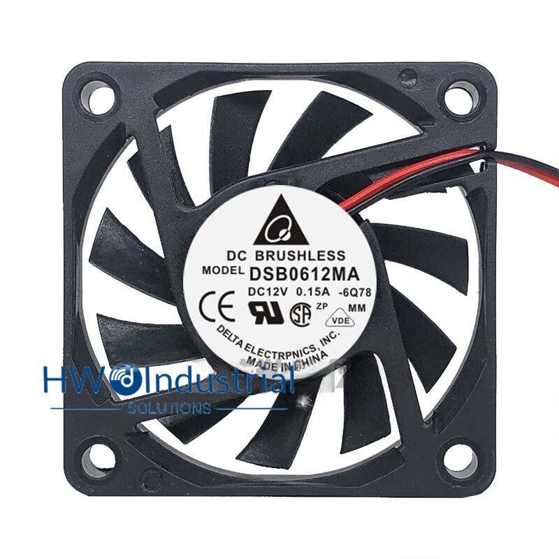 1PC Delta DSB0612MA 12V 0.15A 6CM Ultra-thin Heat Dissipation Fan