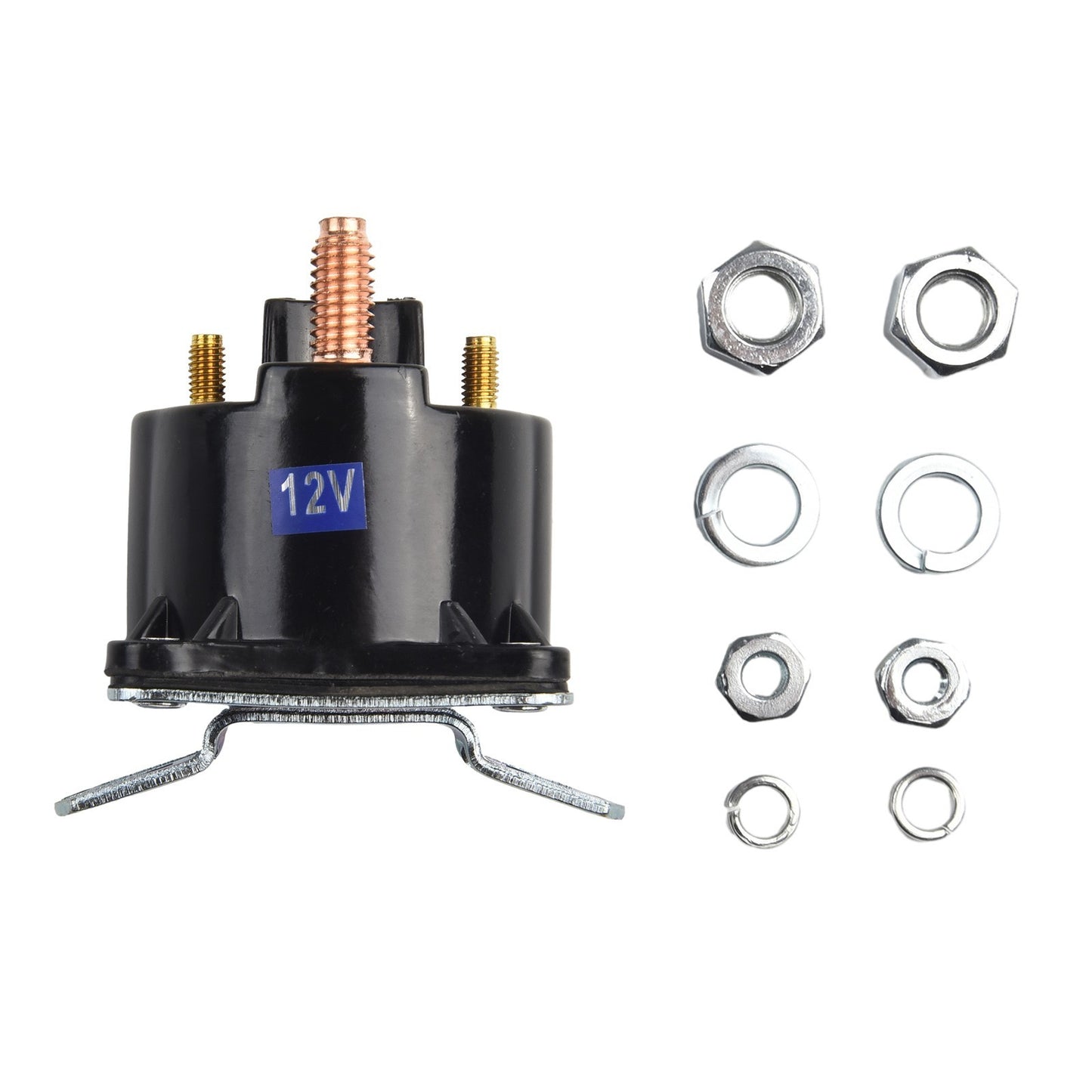 Reliable 12V4 Terminal Solenoid Valve Relay Switch for Hydraulic Pump Motor