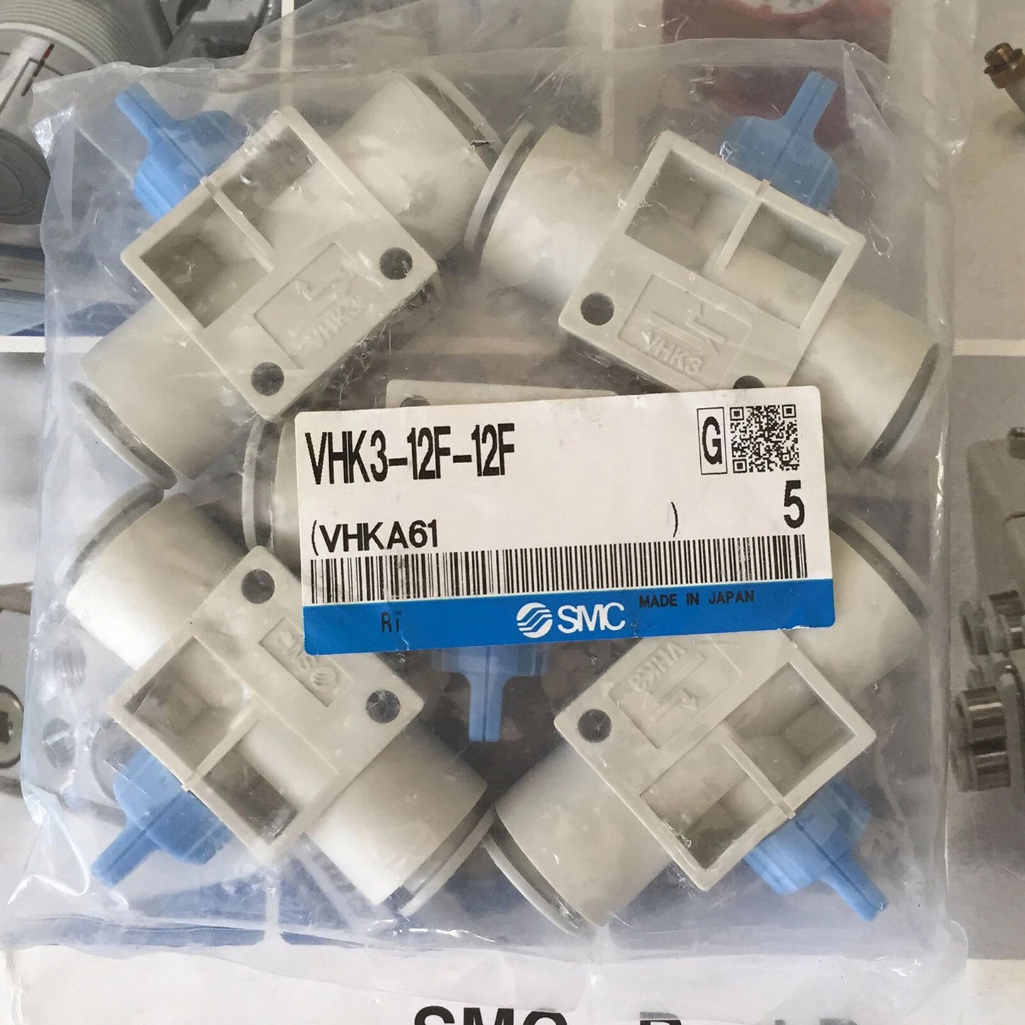 5PC  SMC VHK3-12F-12F Connector Valve Quality assurance #P