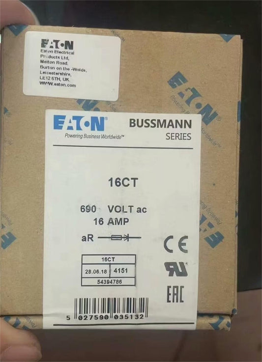 20PCS /BOX BUSSMANN/EATON 16CT FUSE 690Vac 16A .