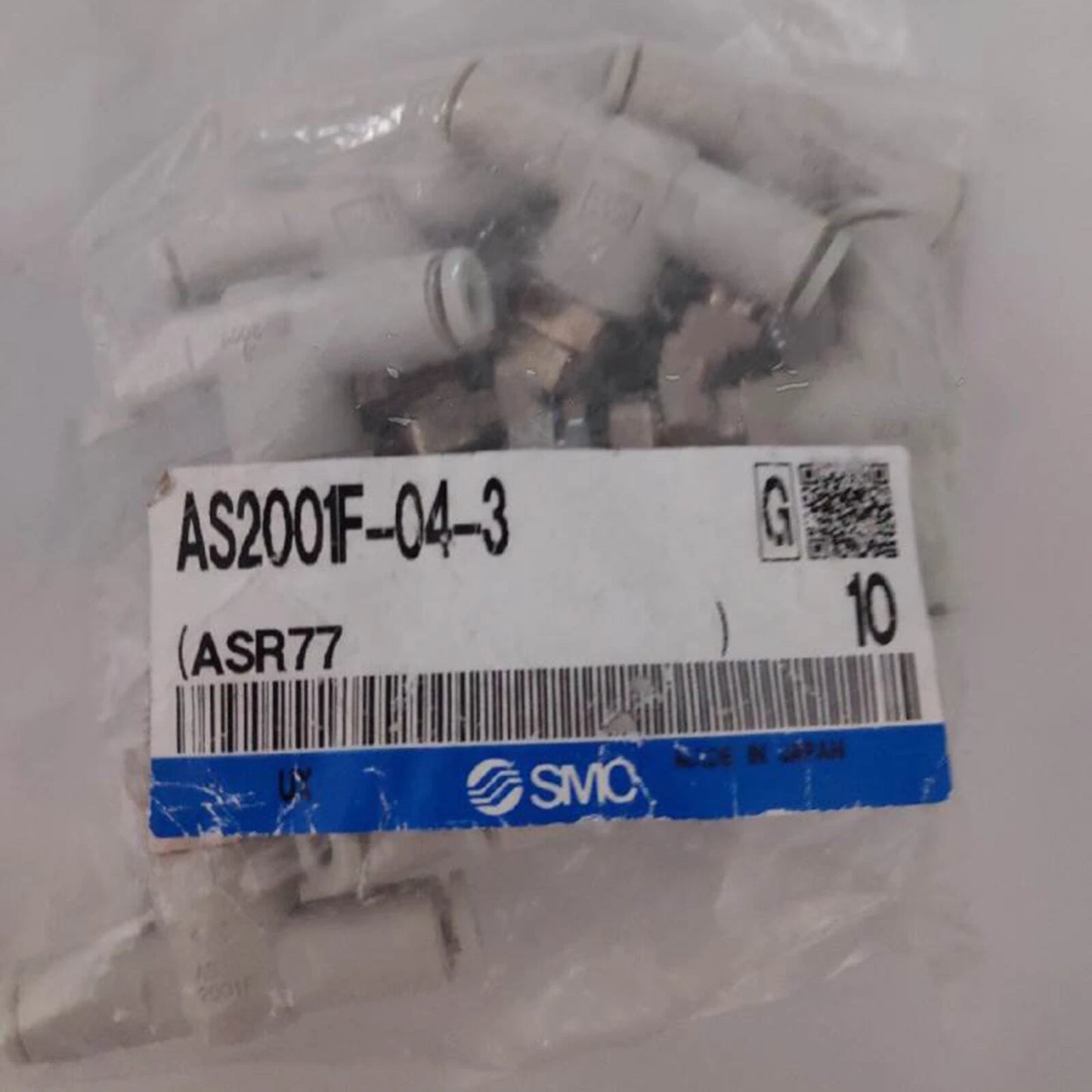 10PC  SMC AS2001F-04-3 Control Valve Free ship  #P