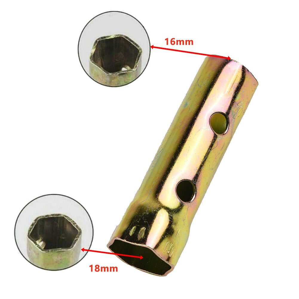 5pcs Motorcycle Spanner + Wrench + Screwdriver +Pliers Tool Kit W/ Storage Bag