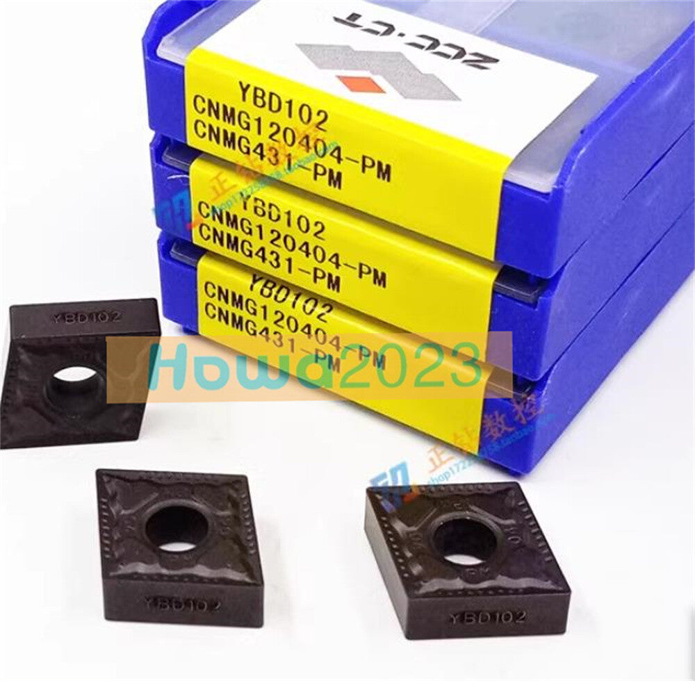 10Pcs/BOX CNMG120404-PM YBD102 CNMG431-PM CNC Turning Blade Carbide Inserts