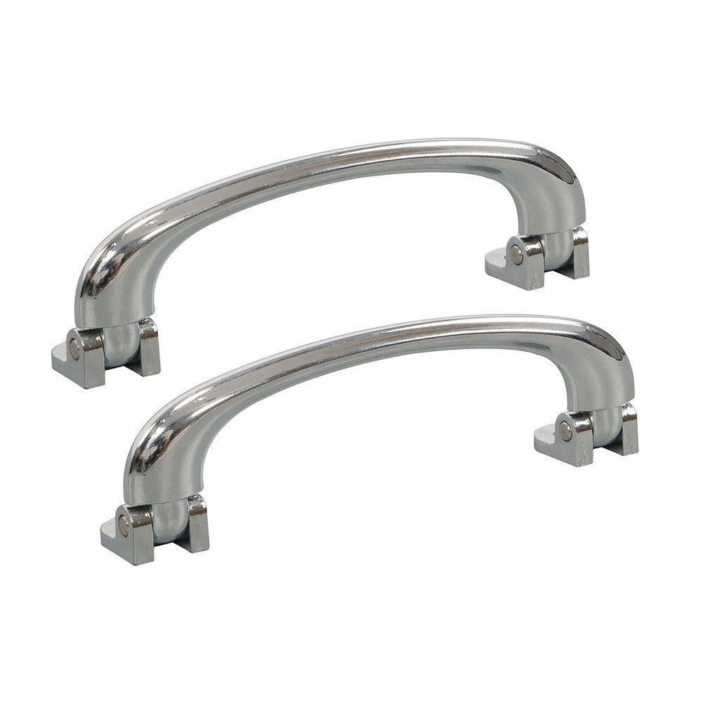 For Classic Cars Chrome Interior Door Pull Handle Pair for Door Card Adaption