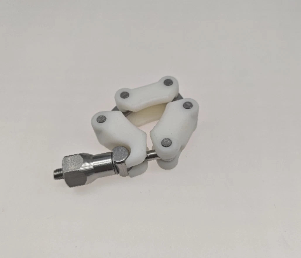 KF16 25 40 50 63 KF Flange  plastic clamp vacuum chain plastic glass instrument