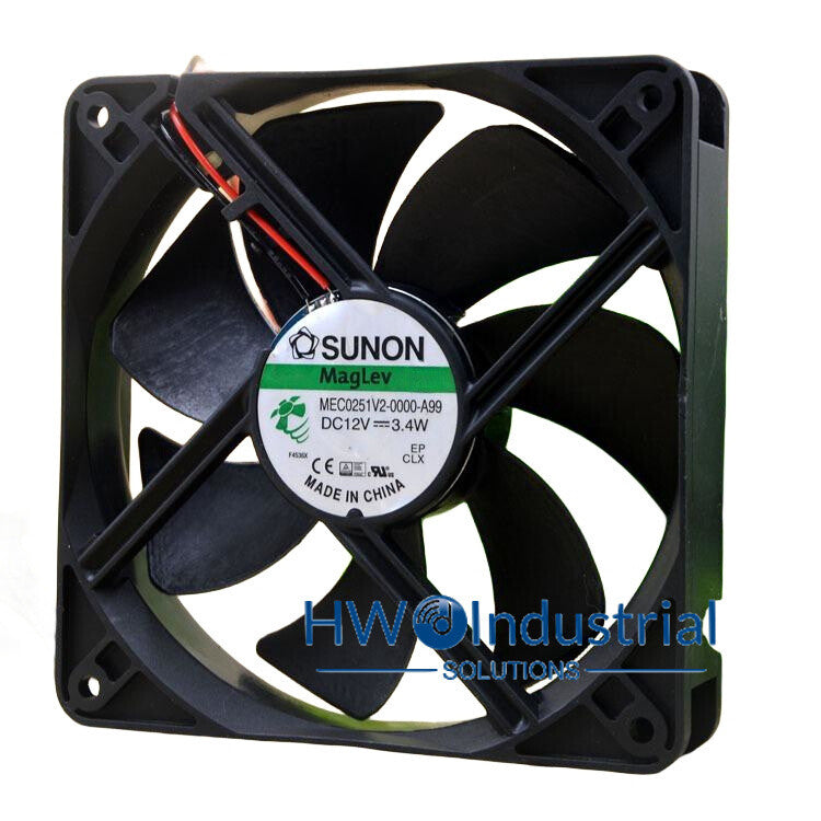 1PC MEC0251V2-0000-A99 12V 3.4W 12CM 12025 SUNON 2-wire Chassis Cooling Fan