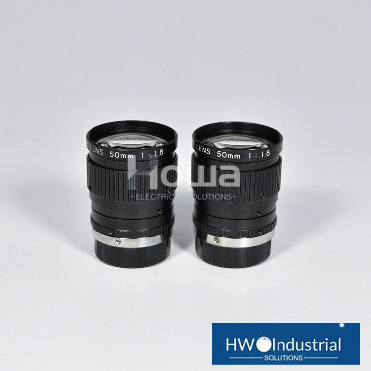 1PC U-TRON MV5018 CV-L50 C-port Industrial Fixed Focus Lens TV LENS 50mm 1:1.8