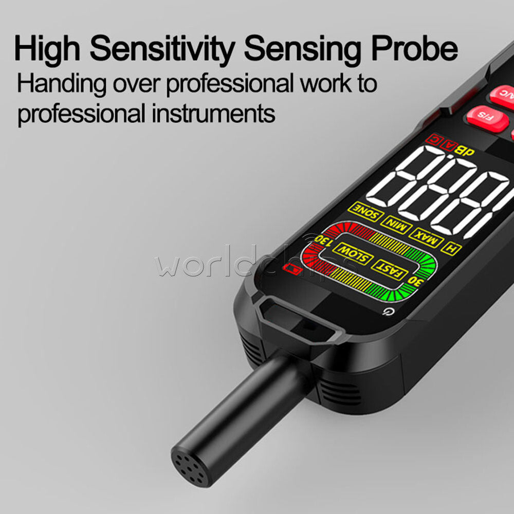 Sound Level Meter Digital LCD Display Noise Tester Measurement 30-130DB Decibel