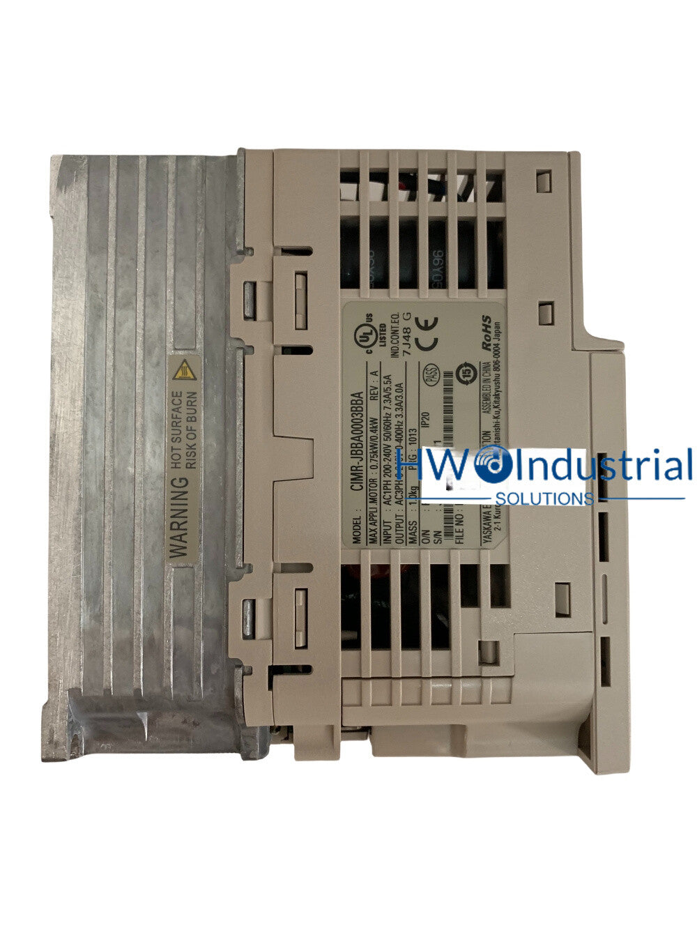 1PC  Yaskawa Inverter CIMR-JBBA0003BBA Single-phase 220V 0.75KW/0.4KW