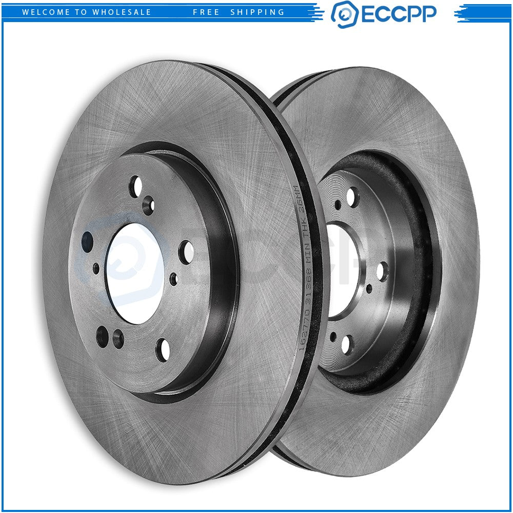 For 2005 2006 2007 2008 2009 2010 Honda Odyssey Pair Front Disc Brakes Rotors