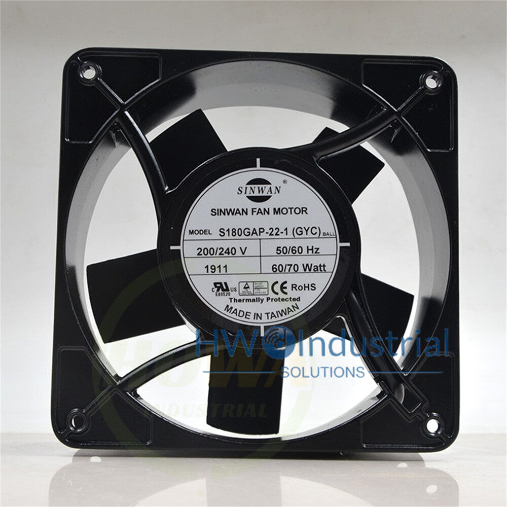 1/piece SINWAN S180GAP-22-1 200/240V 60/70W 17689 Axial Flow Cabinet Exhaust Fan