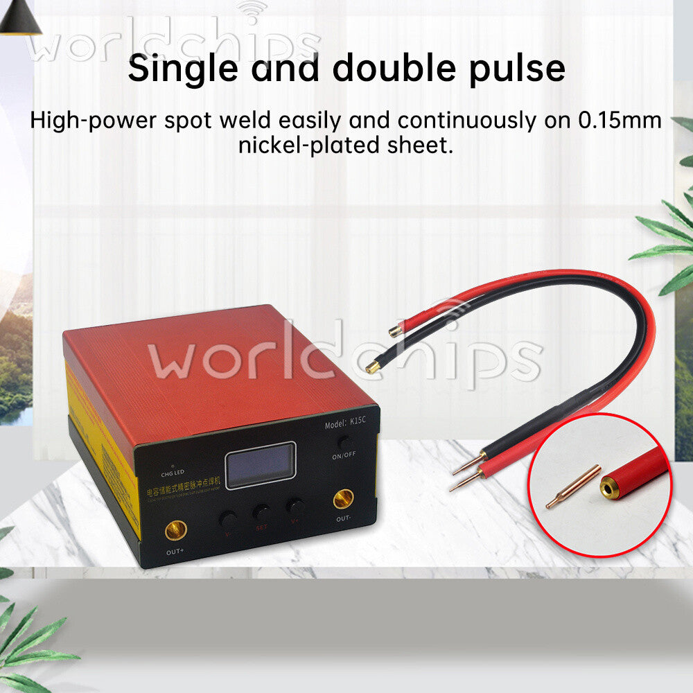 K15C 1-30ms Pulse 18650 Li-ion Battery Control Board Farad Capacitor Spot Welder
