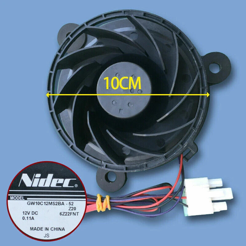 1x Nidec GW10C12MS2BA-52 DC12V 0.11A Haier refrigerator built-in cooling fan