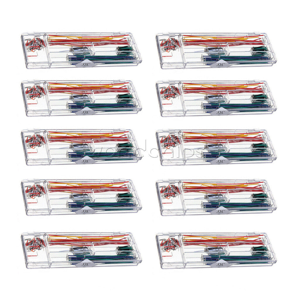 10PCS x 140pcs U Shape Solderless Breadboard Jumper Cable Wire Kit
