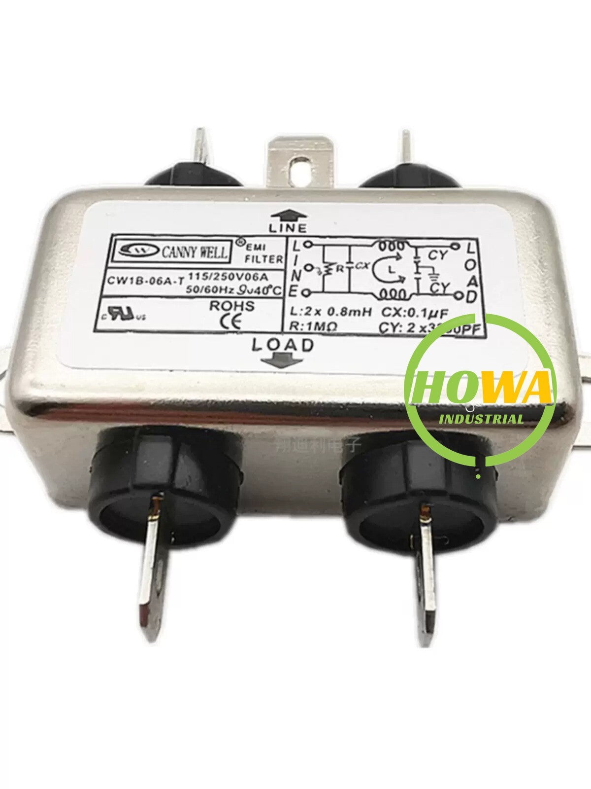 CANNY WELL Single-phase Power Filter CW1B-06A-T 6A  One/piece