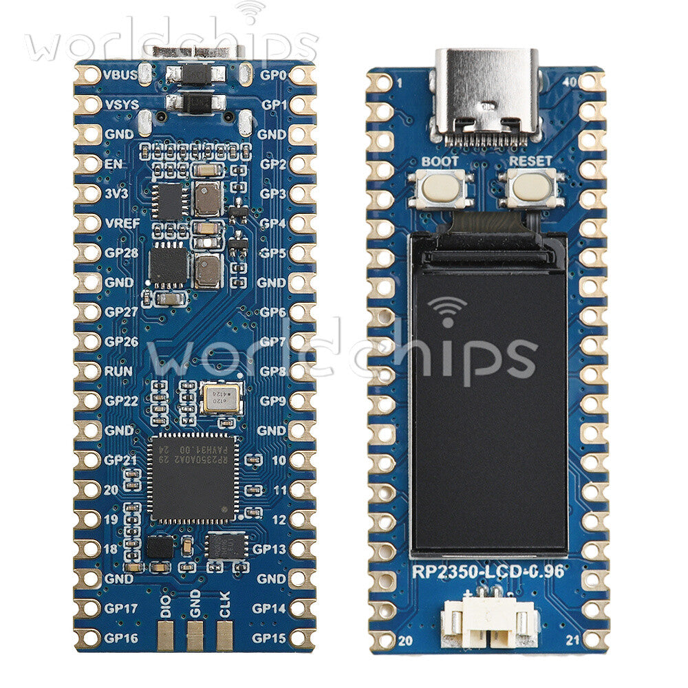 Type-C Raspberry Pi RP2350 Development Board 0.96 inch IPS LCD Display MP28164