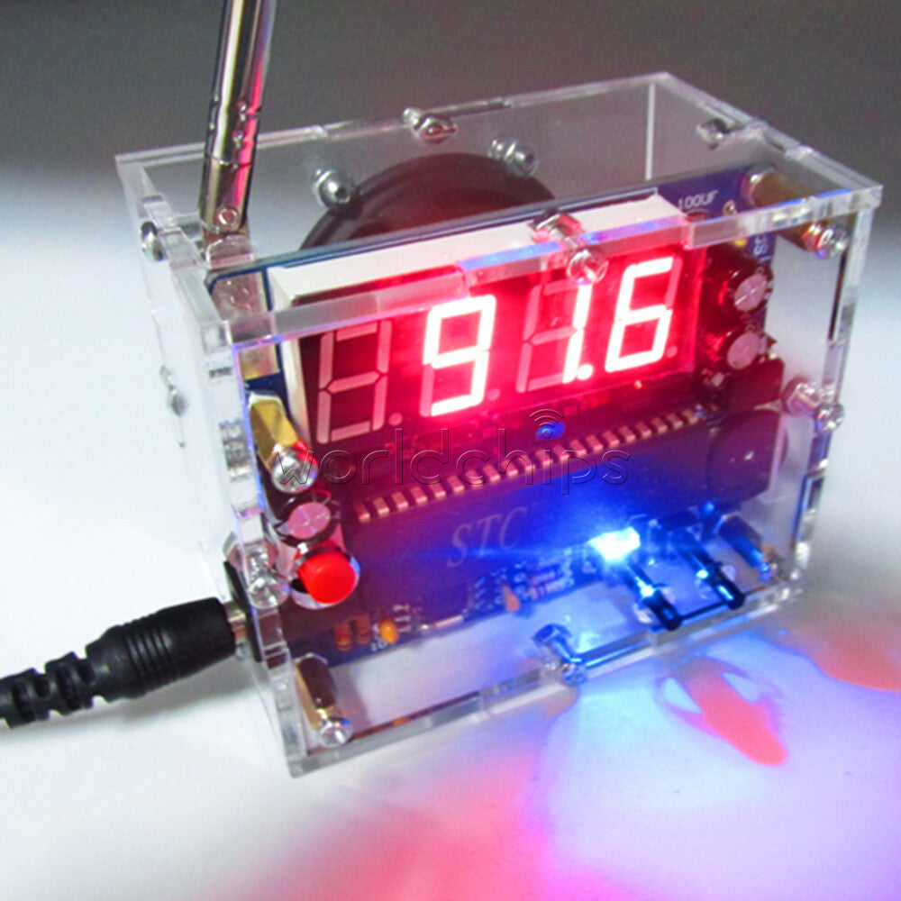 Mini 87MHz-108MHz FM Digital Radio Kit DIY Soldering Project For Home Education