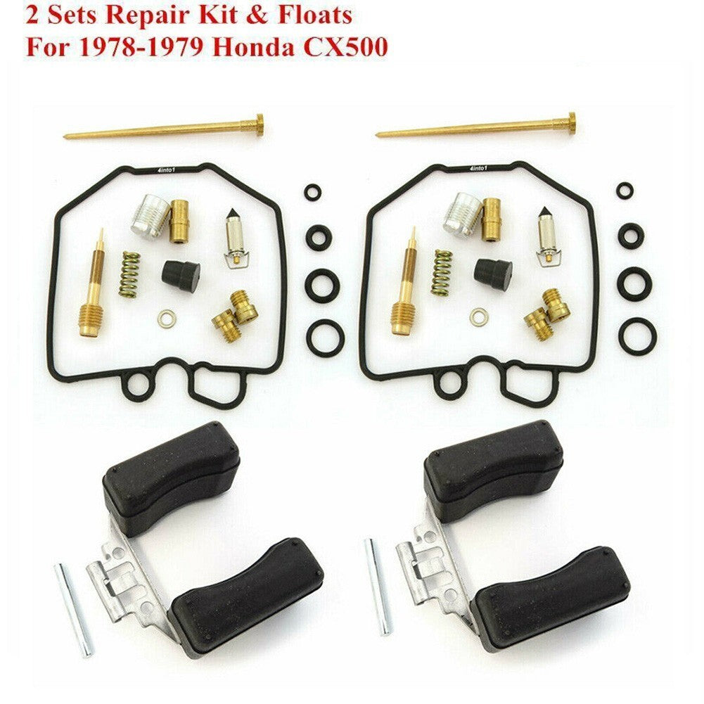 2Set Carburetor Rebuild Kit For CX500 CX500C CUSTOM CX500D Deluxe GL500