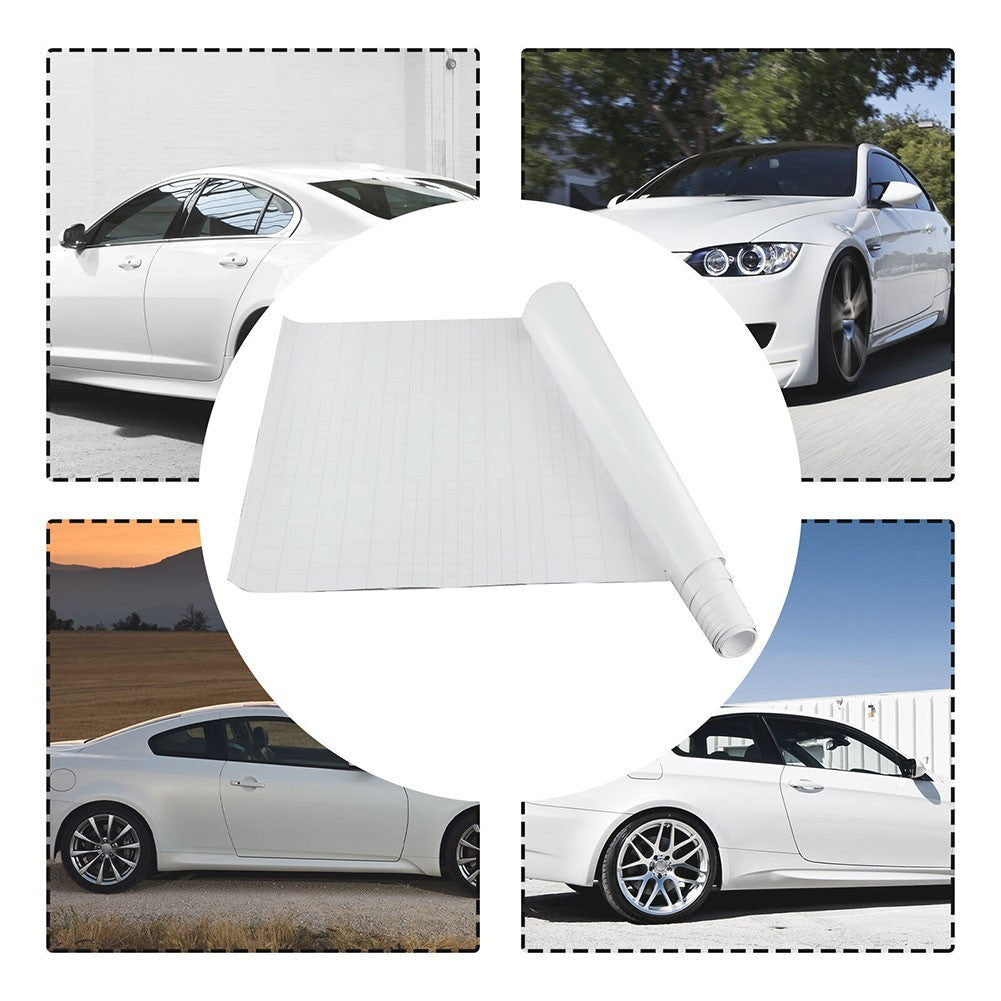 Car Gloss White Vinyl Film Wrap Sticker for Professional Vehicle Enhancement