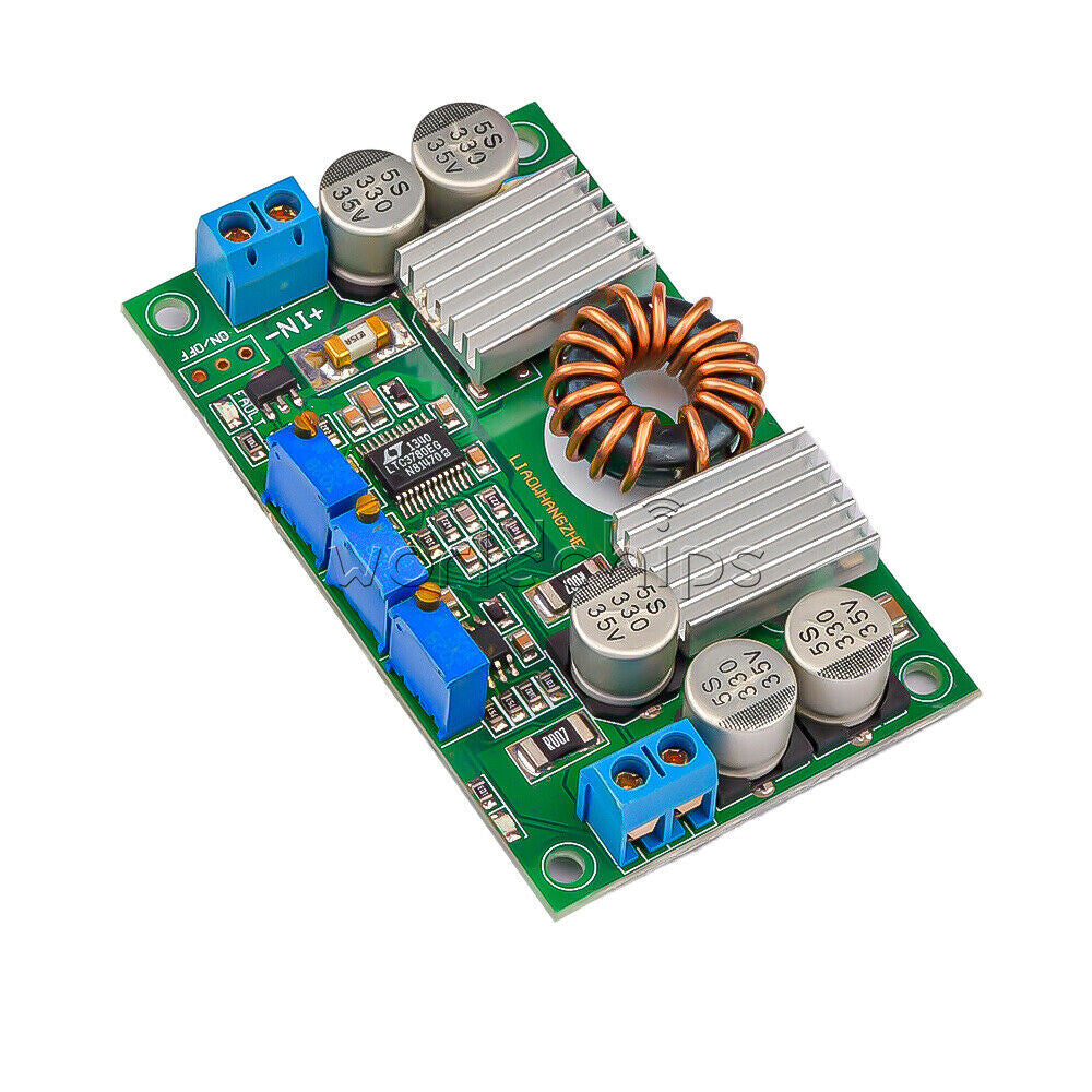 LTC3780 10A DC 5V-32V to 1V-30V Auto Step Up Down Regulator Charging Module