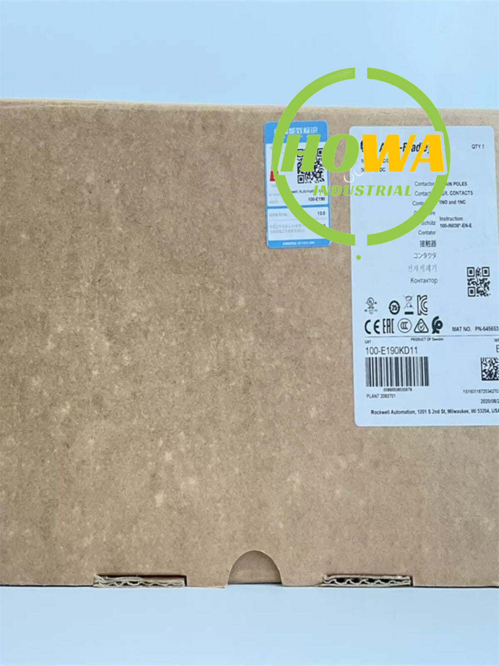 1/piece  AC Contactor 100-E190 100-E190KD11 100-250V (