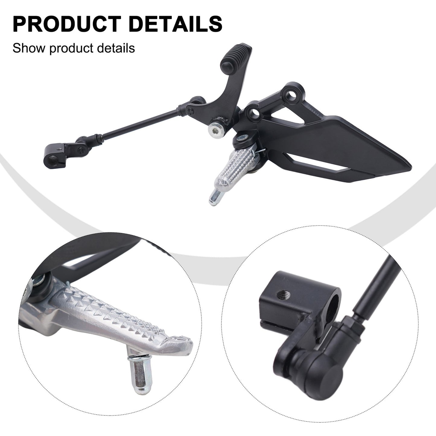 Foot Peg Bracket Brake Pedal Lever Assembly For KAWASAKI EX/250R/NINJA250/R/300