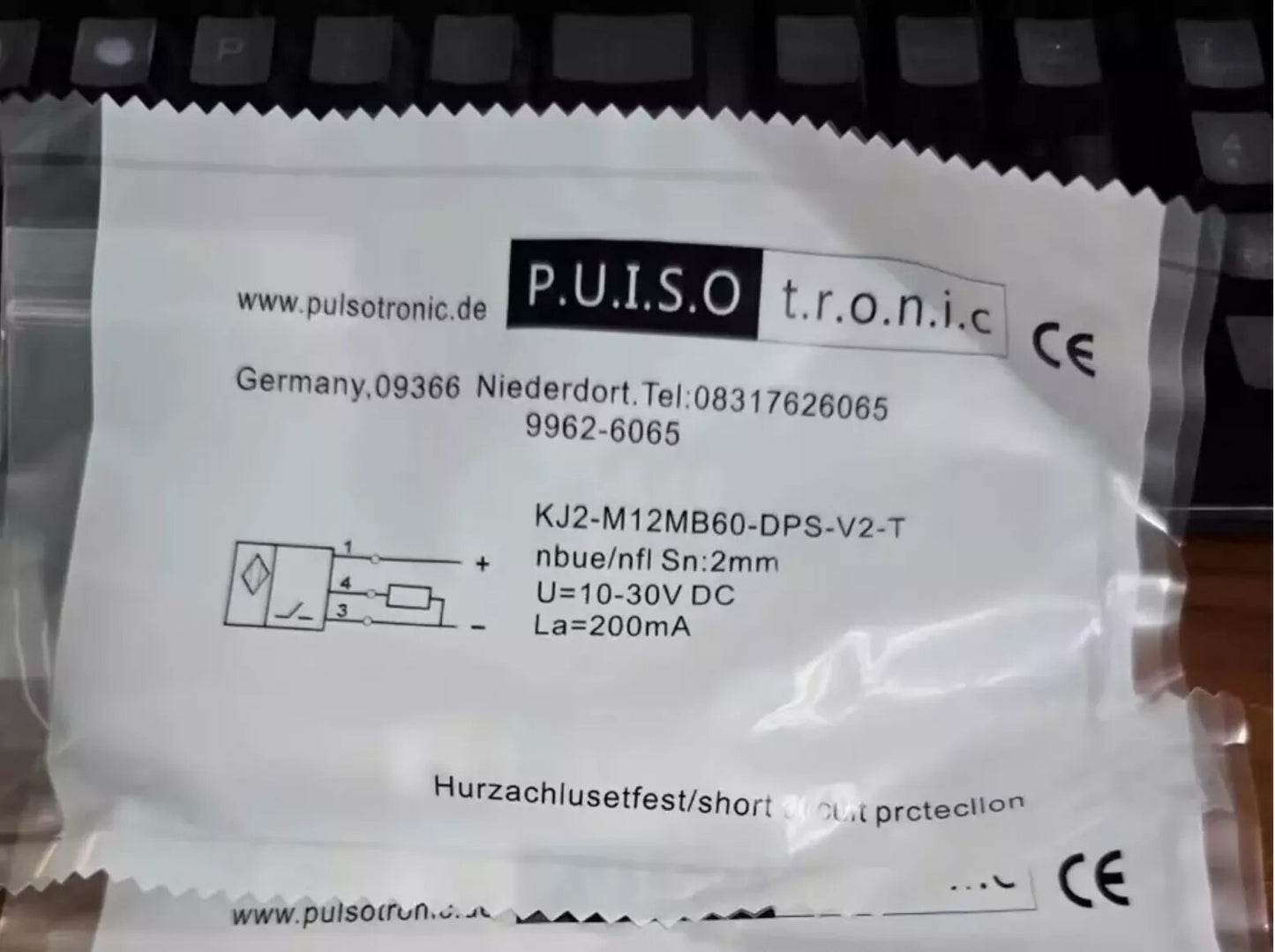 1PCS  For Pulsotronic 9962-6065 Proximity Switch Sensor 10-30VDC
