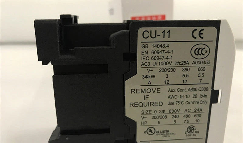 TECO CU-11  220V  Ac contactor  free shipping #P