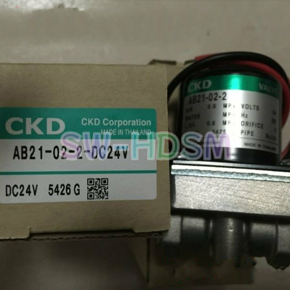 1PCS  for CKD Solenoid Valve AB21-02-2-DC24V Freight Free