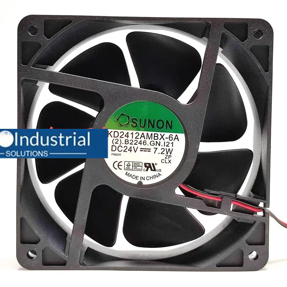 1PC KD2412AMBX-6A SUNON 24V 7.2W 12CM 12038 Inverter Cooling Fan