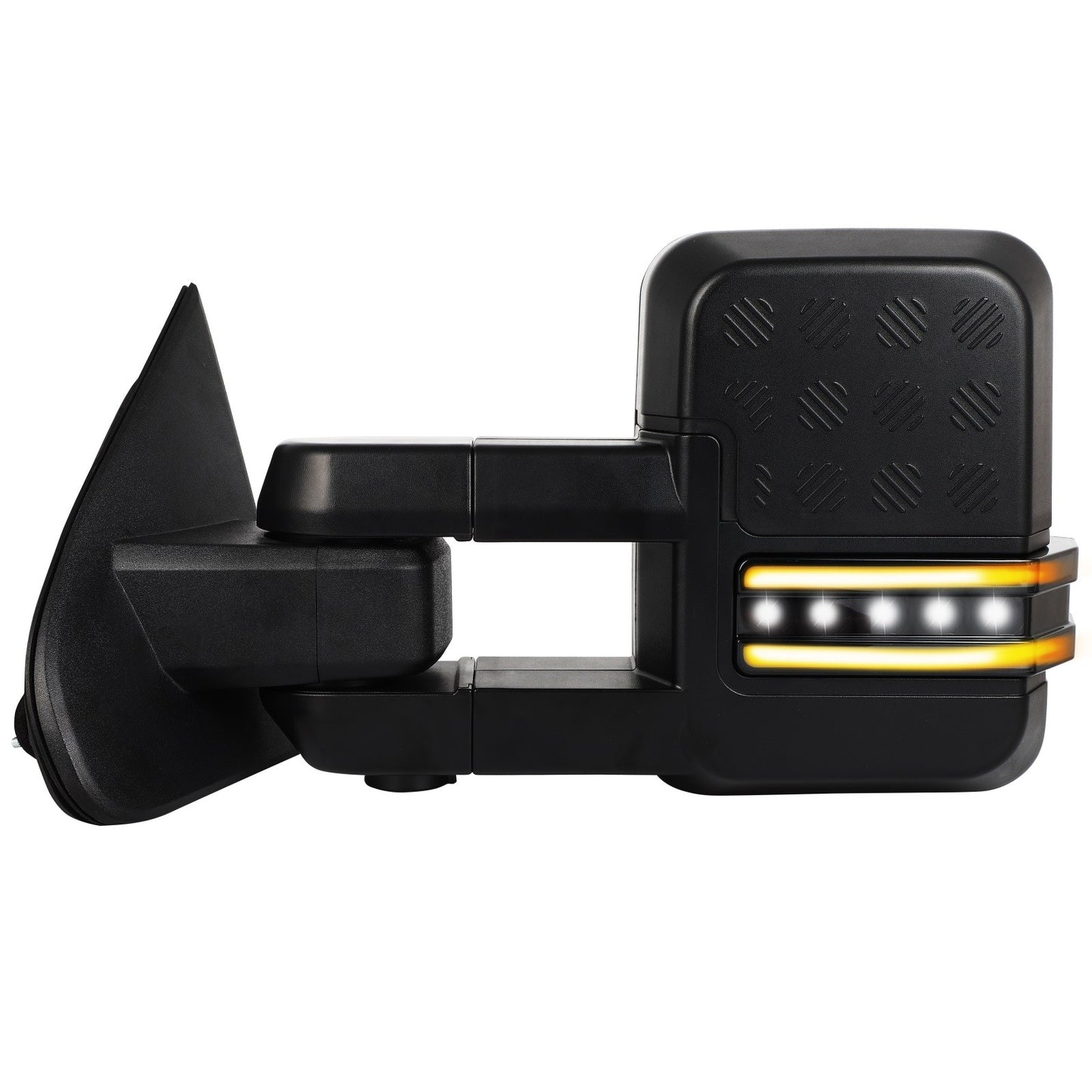 Power Heated LED Turn Signal Light Tow Mirrors For 14-18 Chevry Silverado Sierra