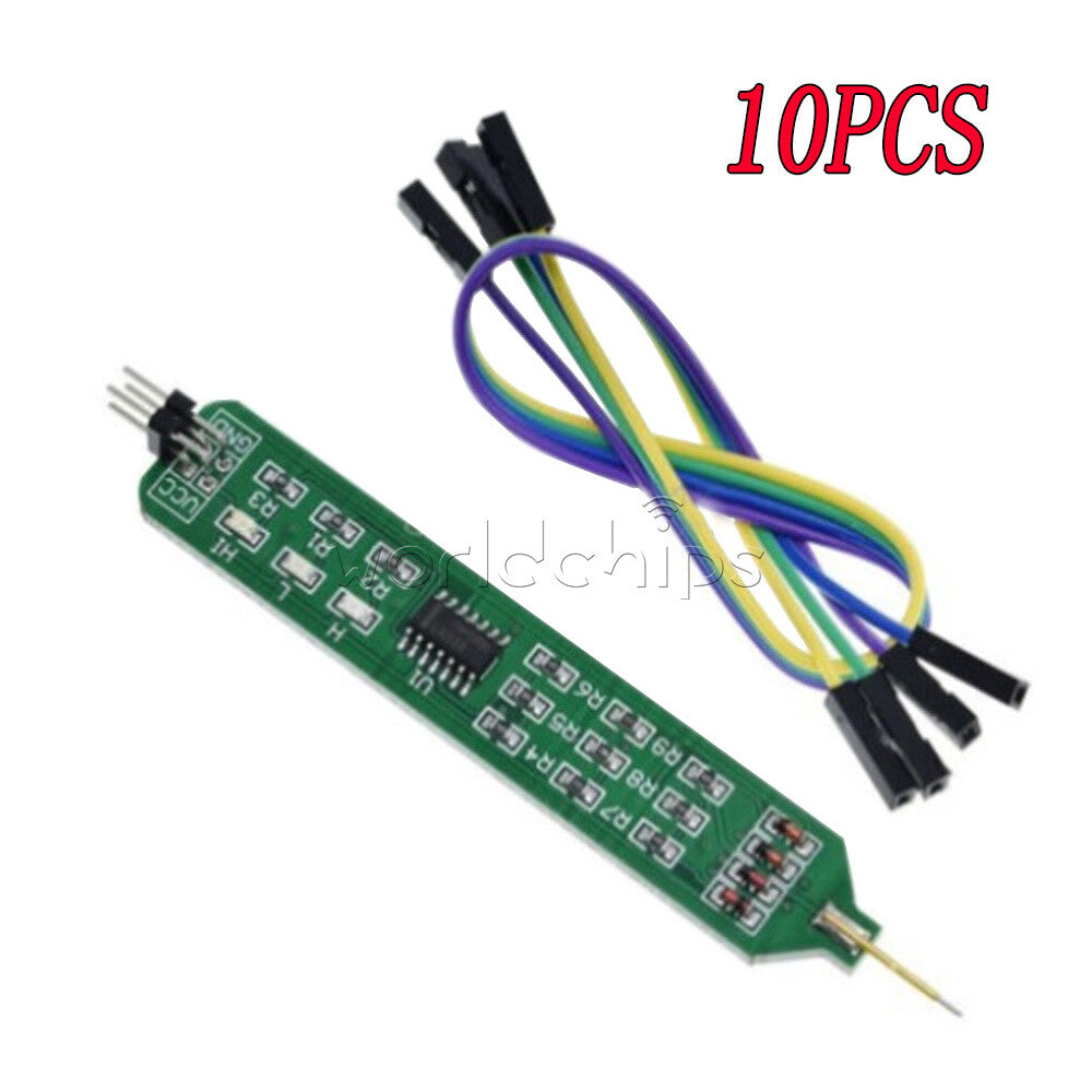 10PCS Logic Tester Pen Level Tester DC5V 3.3V Digital Circuit Debugger Board