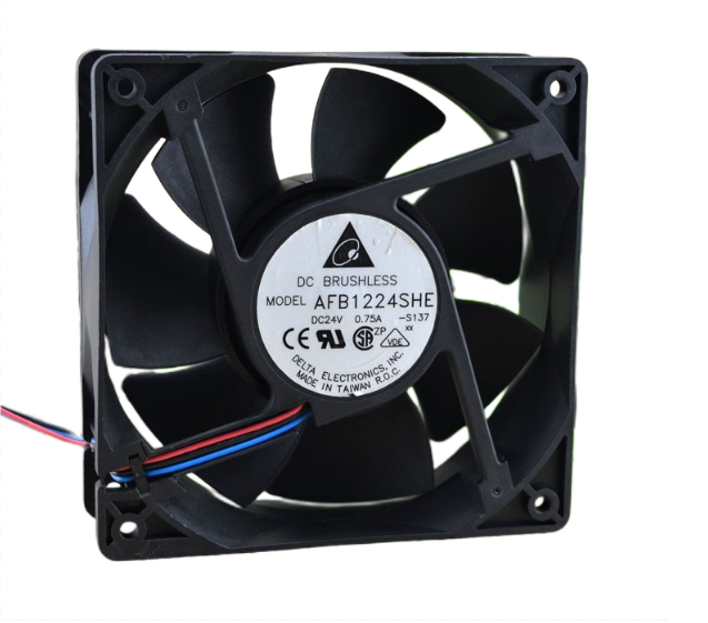 Delta AFB1224SHE 12038 24V 0.75A 12CM high air volume inverter fan 2/3/4 Pin
