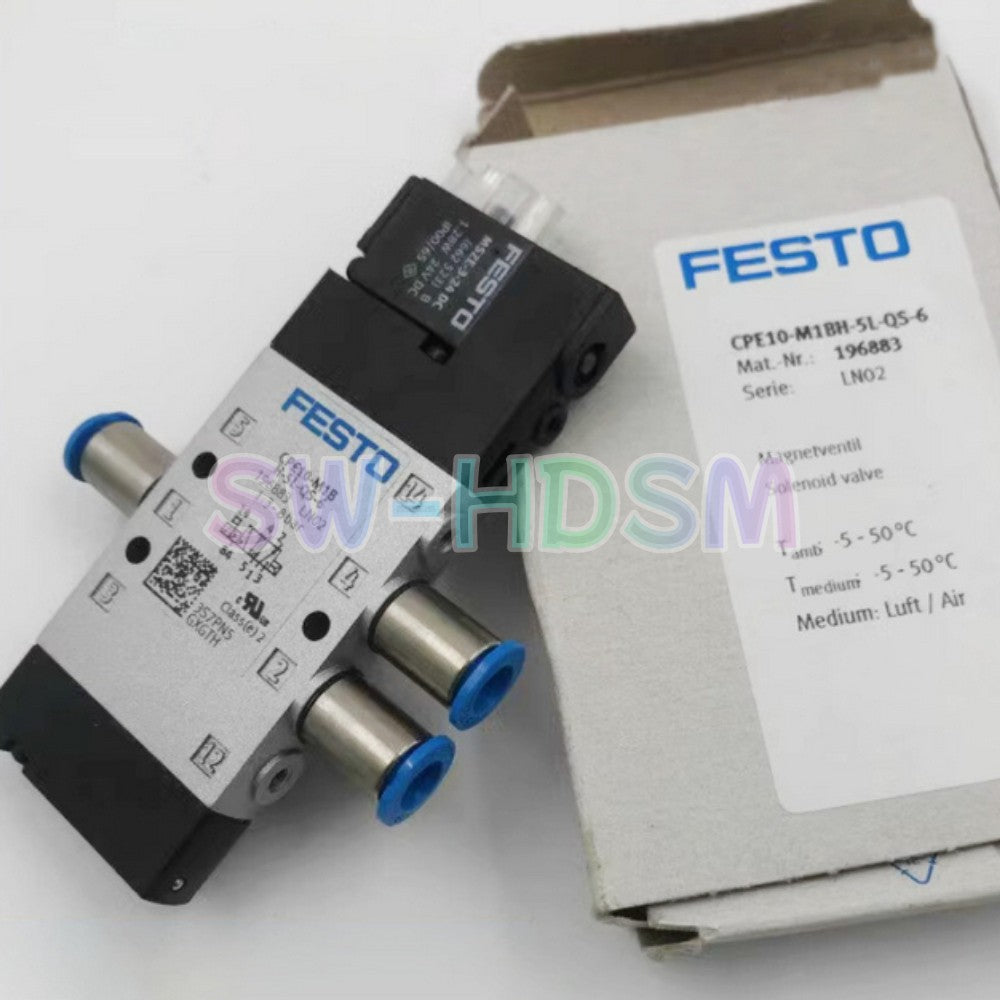 1PCS  for FESTO CPE10-M1BH-5L-QS-6 196883 Solenoid Valve Freight Free