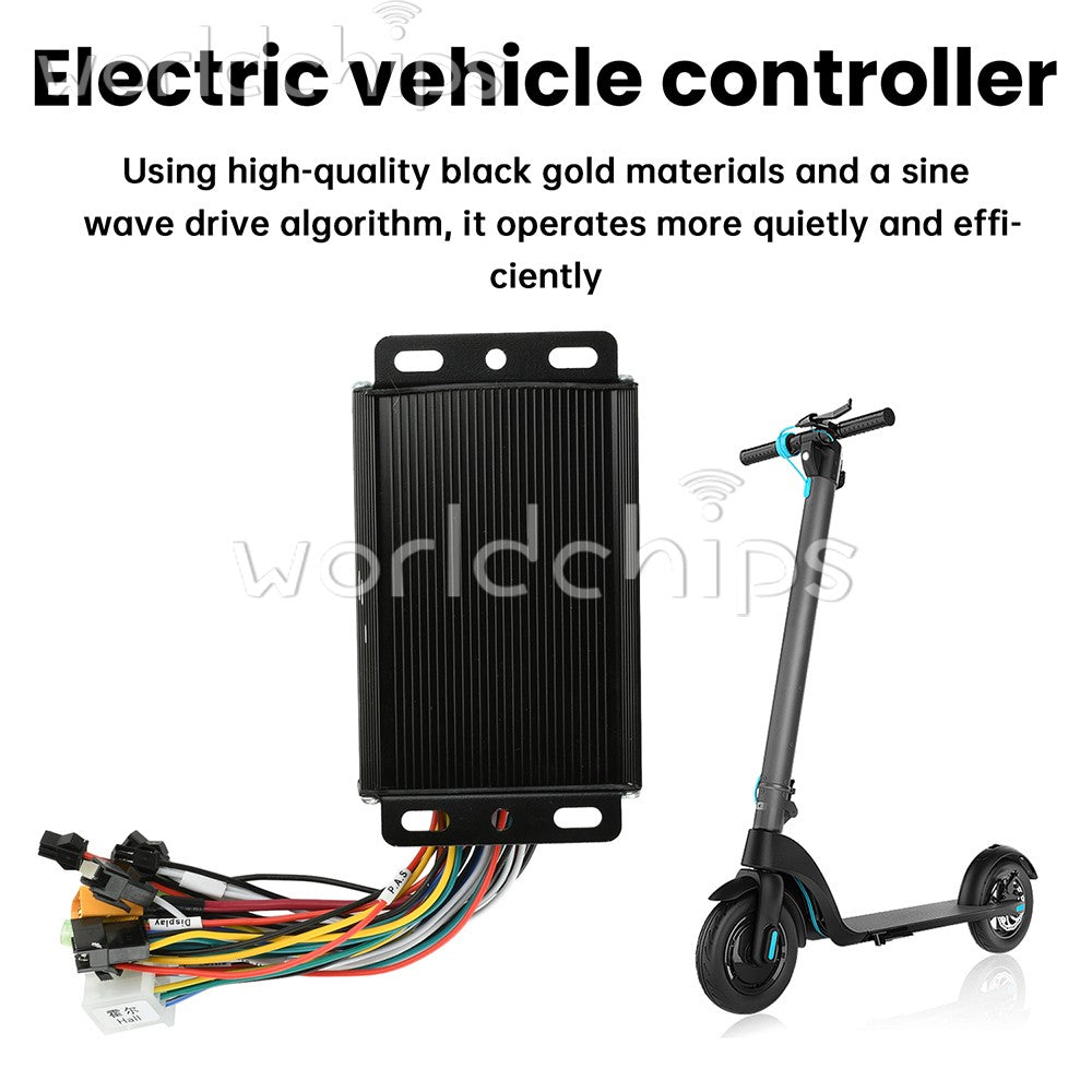 36V 48V 20A Sine Wave Brushless Motor Controller 350W-500W for Electric Bicycle