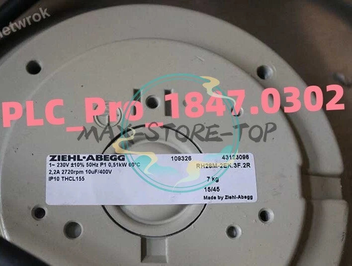 1PCS  ZIEHL-ABEGG RH28M-2EK.3F.2R Fan AC230V equipment cooling fan Fast ship