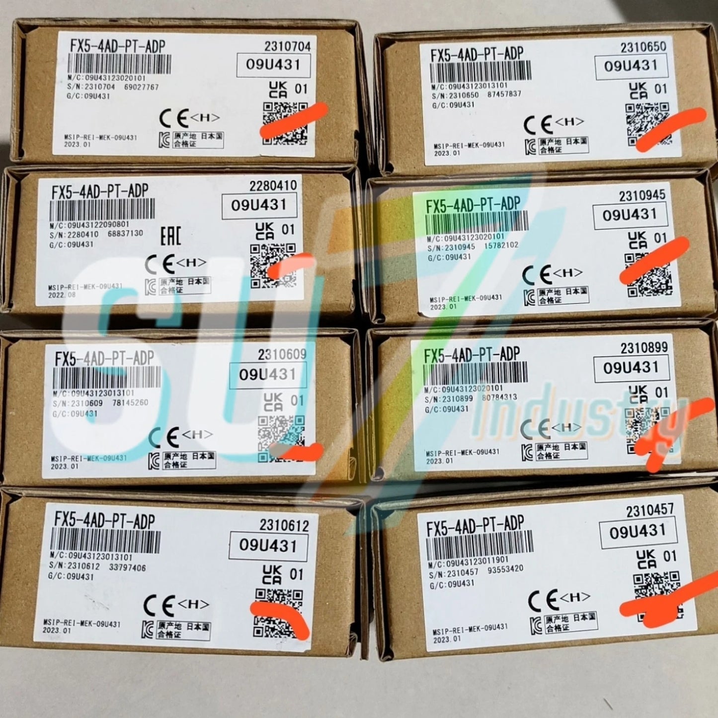 Mitsubishi FX5-4AD-PT-ADP PLC module FX54ADPTADP#1pcs