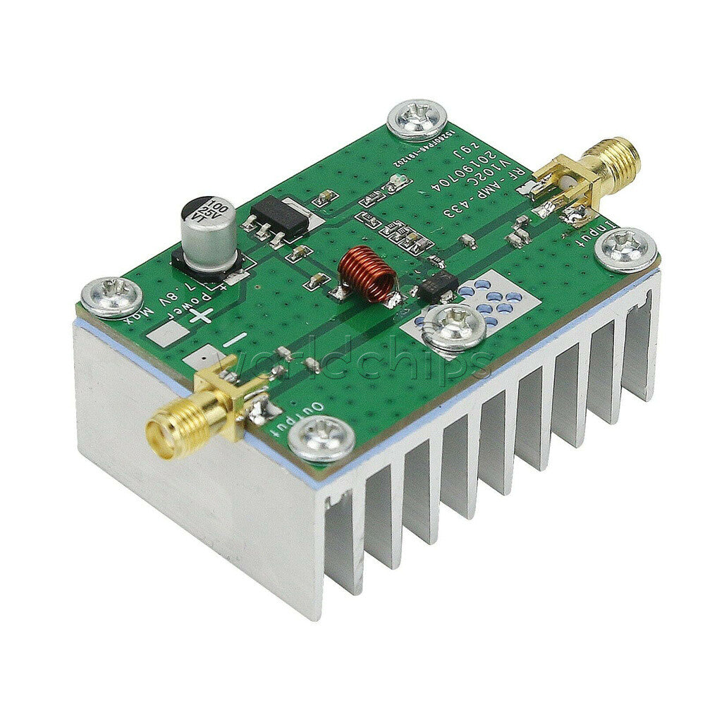 433MHz 8W Digital Power Amplifier Board RF HF High Frequency Amplifier Control