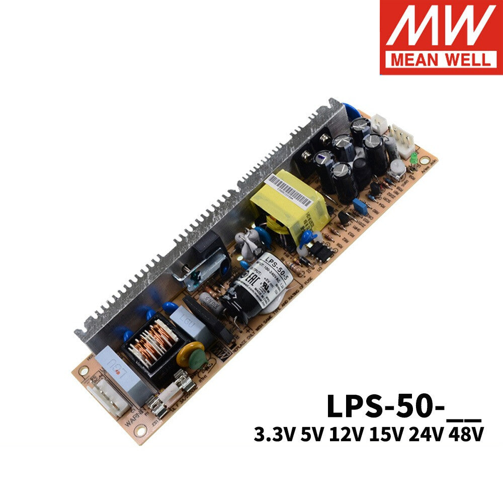 Mean Well Switching Power Supply LPS-50 5V12V24V48V 50W Transformer PCB Board
