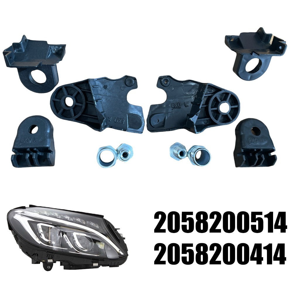 Headlight Bracket Front Pair For C CLASS 2058200514 ABS For C CLASS For C CLASS