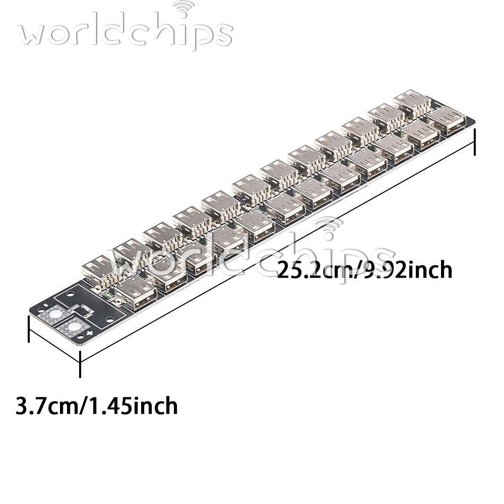 24-port USB Charger Mobile Game Studio Centralized Power Supply Plugboard 240W